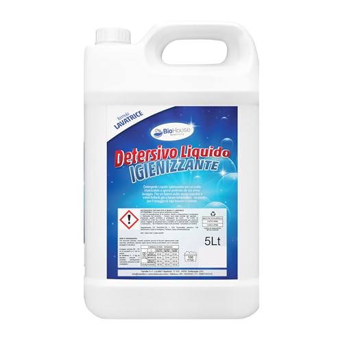 Detersivo Lavatrice Liquido Profumato 5 Litri Detersivo Bucato A Mano E Lavatrice Concentrato 100 Lavaggi Protegge E Cura I Tessuti (Igienizzante)