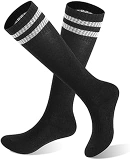 Kids Football Socks Boys Football Socks Anti-Slip Football Socks for Boys and Girls Breathable Long Tube Socks for Soccer