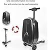 Durable Sturdy Electric Skateboard Cabin Luggage Smart Skateboard Trolley Case Abrasion Resistance Cycling Travel Multi Purpose Suitcase Carry On