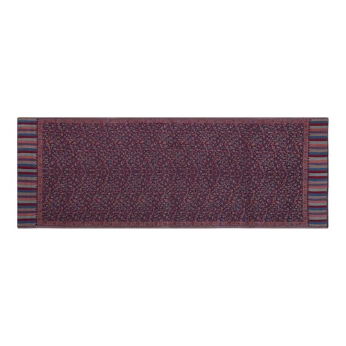 Image of EH Pashmina Stole, Reversible Jamawar weave in beautiful paisley & floral, very soft MODAL fabric, all season Stole, Scarf, Wrap.