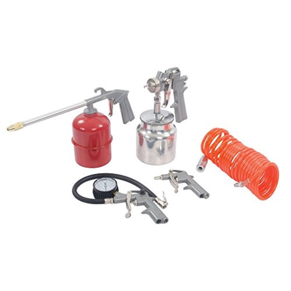 Silverline 633548 - Set 5 attrezzi ad aria compressa