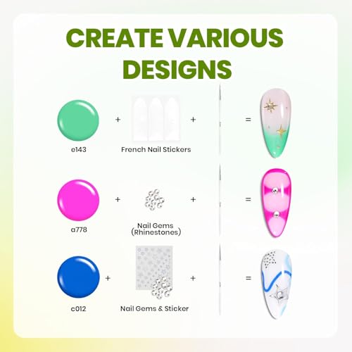 Image of Beetles Gel Nail Kit with U V Light - 53 Pcs Emotional Spectrum Pro 32 Colors Gel Nail Polish Kit with Base &Matte &Glossy Top Coat and Tools Decoration Manicure Set Soak Off Gifts for Women Girls