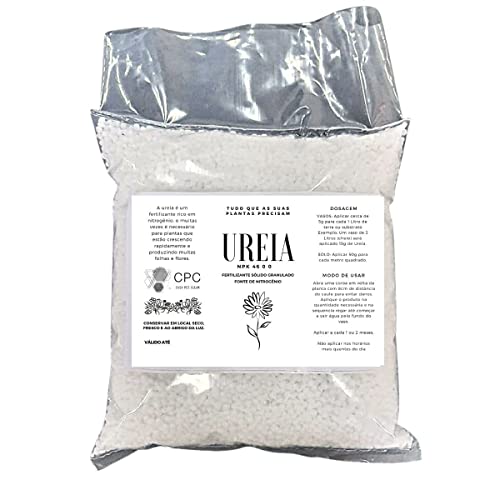 Adubo Fertilizante Ureia NPK 46-0-0 Saco de 1 KG