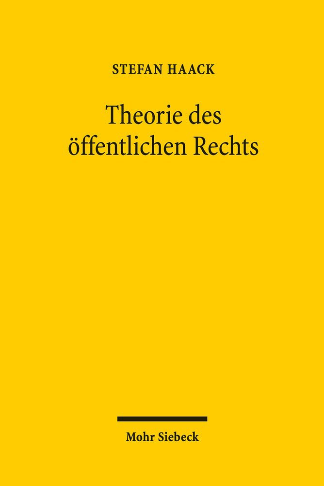 Theorie des oeffentlichen Rechts