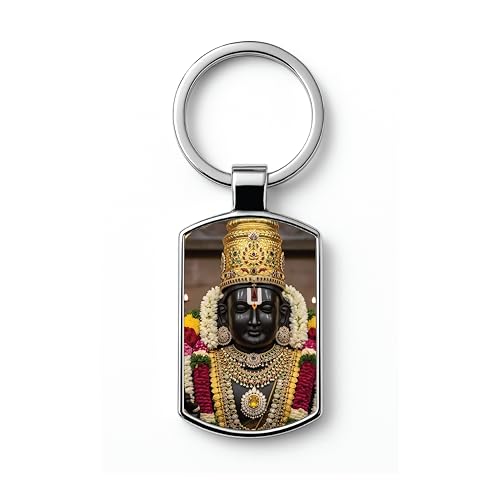 Image of Stylish Metal Keychains with Permanent Glossy Print - Inspirational Quotes & Spiritual Designs - Perfect Key chains for loved ones, Personal Use, Gifts & Return Gifts