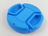  vhbw Plastique protège-Objectif 43mm Bleu pour caméra Panasonic HDC-TM20, HDC-TM300, HDC-TM350.