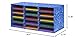 Bankers Box Classroom 15 Compartment Literature Organizer, Single (3384301),Blue
