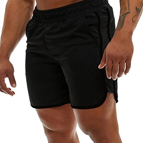 Genfien Herren Sport Shorts Schnell Trocknend Kurze Hose Laufshorts Running Sporthose...