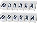 Produktbild QIBAO Gaoailin Store 12 Staubsaugerbeutel+8 Filter kompatibel mit for Hyclean for Miele GN 3D 10408410, Klassische C1 -Effizienz -Staubsaugerbeutel (Color : White)