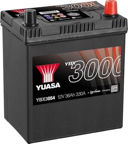 Yuasa, YBX3054 SMF Starter-Batterie (Kompatibilität mit Linkslenker-Fahrzeugen nicht garantiert)