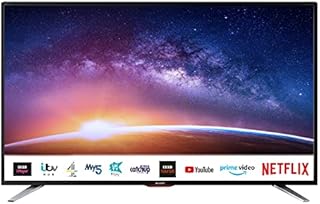 SHARP 2T-C42CG6KG2FB 42-Inch FHD LED Smart TV with Freeview Play, 3 x HDMI, , 2 x USB, USB Media - Black