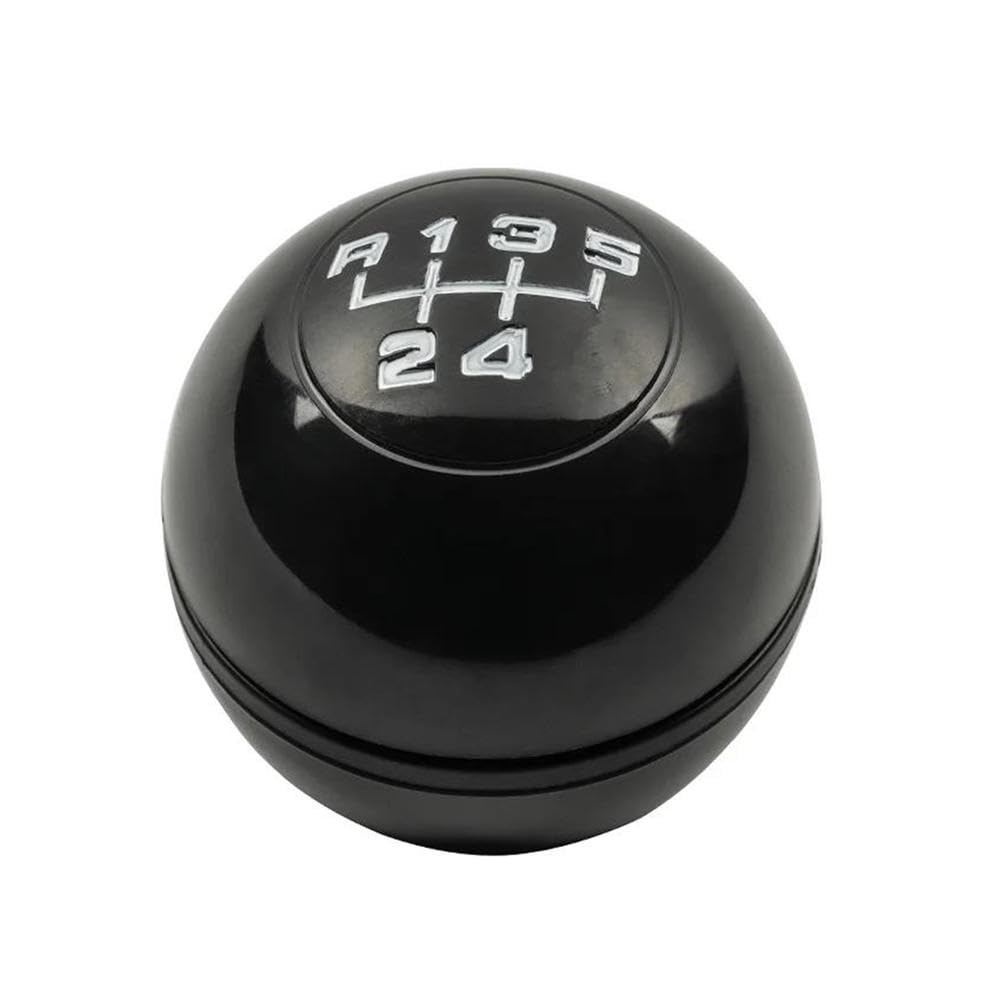 YDXHERTA 5/6 Speed Mnaual Gear Shift Knob Lever Shifter Handball for Alfa Romeo Giulietta 2010-on Auto Parts(5 Speed Black)