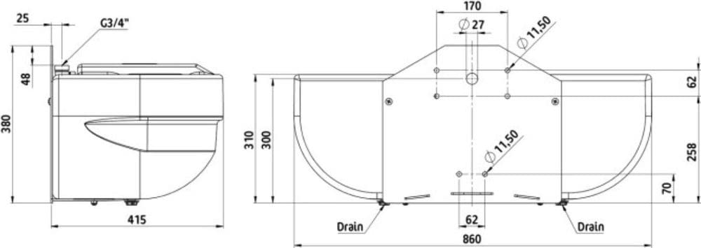 24 x Toilet Water Cistern Tank Syphon Hooks C Links Large
