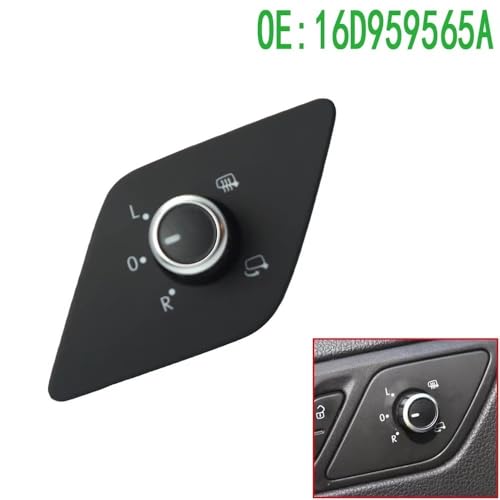Interrupteur rétroviseur cassé VW Jetta réparation commande électrique 16D959565A