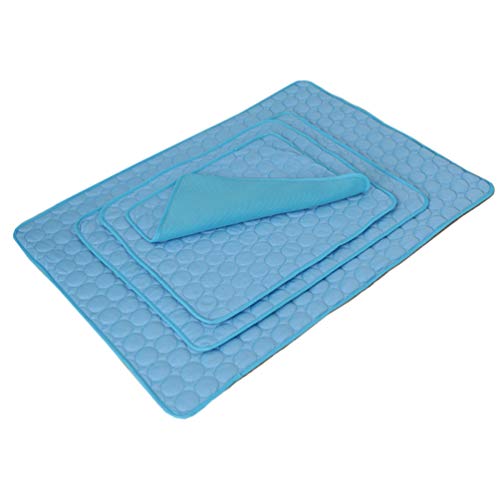 POPETPOP Dogs Beds Dogs Pads Pet Self Cooling Mat- Washable Pet Ice Silk Sleeping Pad for Small Medium Large Dogs Cats Indoor & Outdoor Use - Image 3