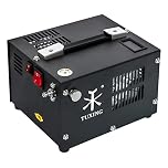 TUXING 4500Psi Pcp Air Compressor | 30Mpa 300Bar High Pressure Air Pump | Oil/Water-Free | Powered by Car 12V DC or Home 220V AC with Converter | Pump for PCP Air Rifle,Paintball Airguns