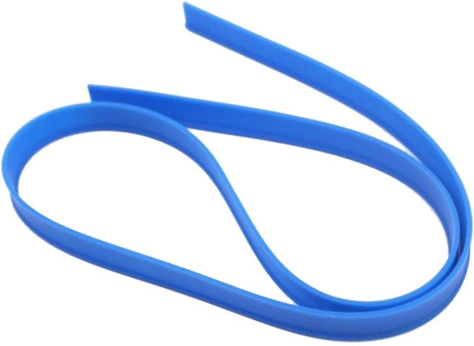 41 Inch Squeegee Rubber Blade Wiper for Window and Glass Cleaning - Easy to Replace - and Streak-Free - for Shower, Mirror, Car, and More - Home and Car Owners' Must-Have, Blue