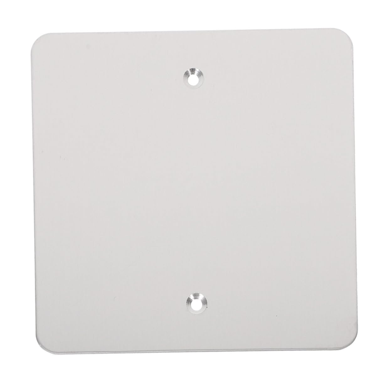 Tapa ciega de acero inoxidable tipo 120 para enchufes domésticos