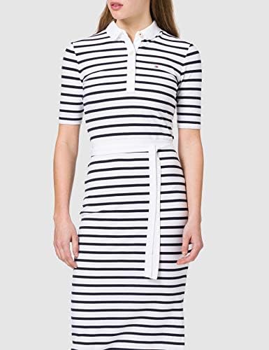 tommy hilfiger breton regular midi dress