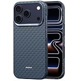 RAPTIC 2025 for iPhone 17 Pro 6.3 inch, Compatible with MagSafe, Non-Slip & Ultra Slim Light Case for 17 Pro with Caseless Feeling, 1500D Aramid Fiber Textures, [Tactile Woven-Profound]