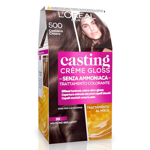 L'OREAL Casting 500 Hellbraune Creme Kein Ammoniak - Estrosa Haarfärbemitteln