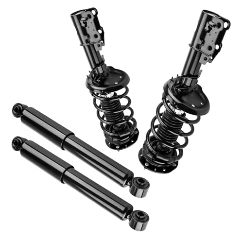 Image of PHILTOP Front and Rear Struts Assembly Shock Absorber Fits Cobalt 2005-2010, G5, HHR, Pursuit, Quick Suspension 172179L 172179R 5779 33183 * 2, Struts with Coil Spring Assemblies SAA185 Set of 4