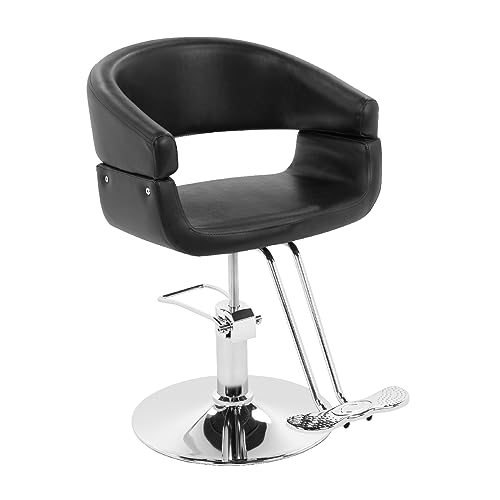 Onof Silla de Peluquería Circular Estilo Minimalista Base...