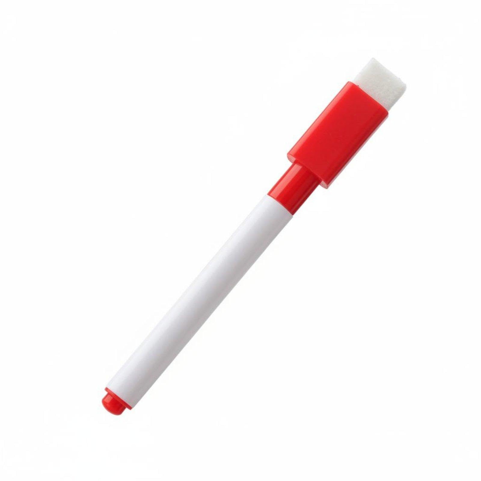 CALANDIS Whiteboard Marker with Eraser Erasable Water Based for Sketch Board, School Red W Magnetic Brush-image-17