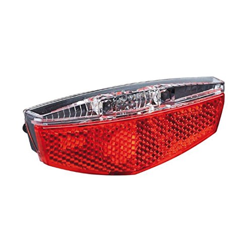 BÜCHEL Fahrrad Rücklicht LED I StVZO zugelassen I Gepäckträger Rücklicht TIVOLI, Fahrradrücklicht für Dynamo betrieb oder E-Bike I fahrrad rücklicht dynamo, Fahrradlicht hinten