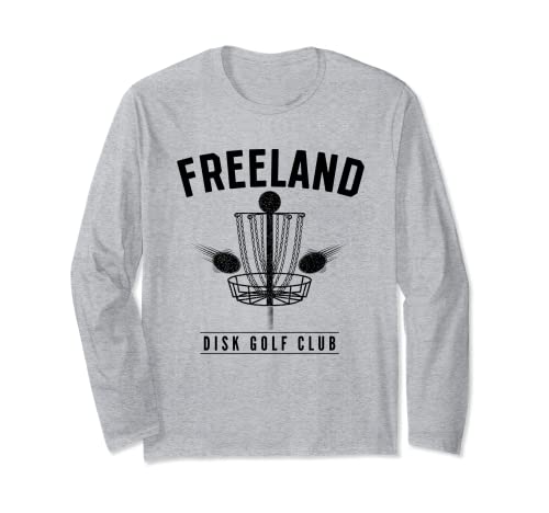 Freeland Disc Golf Club Michigan Long Sleeve T-Shirt