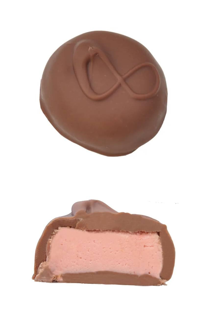 Mrs. Cavanaugh’s Raspberry Crème Milk Chocolate 1 lb Box – Soft Raspberry Fondant Centers Coated in Milk Chocolate – Fruit Cream Chocolates Gift, Dessert Candy, Holiday Treats