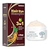 Bablabear Brown Hair Dye Shampoo and Scalp Exfoliator Scrub