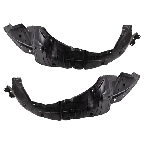 Image of TRQ Front Inner Fender Liner Set Compatible with 2019-2023 Nissan Altima NI1248166 NI1249166