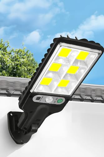 120 LED'li Güneş Enerjili Solar Bahçe Lambası, 3 Modlu, Su Geçirmez, Kapı Önü Lambası