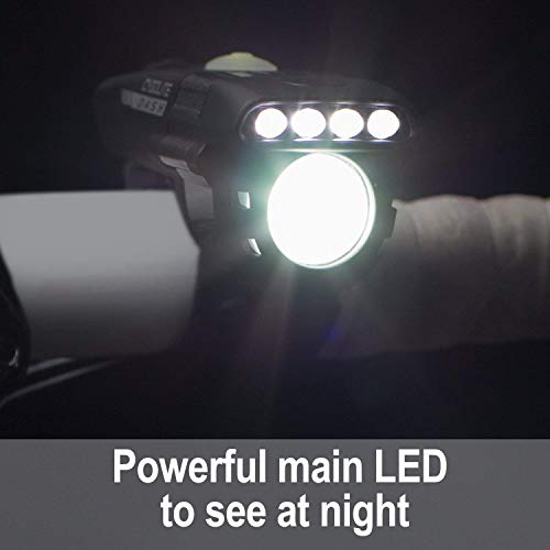 Cygolite Dash Pro– 600 Lumen Bike Light– 5 Night & 3 Daytime Modes– Compact & Durable– Ip64 Water Resistant– Sturdy Flexible Mount– Usb Rechargeable Headligh, Black, Dsh-600-Usb #TOP2