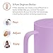 Ember Temperature Control 14oz Smart Mug 2, App-Controlled and Rechargeable Heated Coffee Cup Warmer with Intelligent LED Display, Lavender.