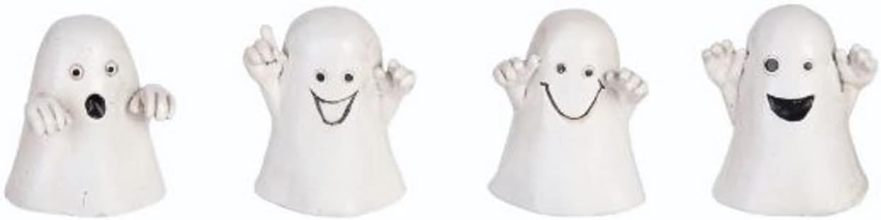 Mini Ghost Figurines Set of 4
