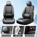 Car Seat Covers for Hyundai Sonata 2007-2025 2026 Black - Image 2