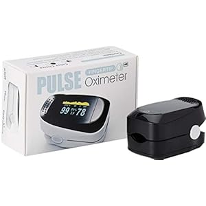 Wegeek Pulsoximeter Professionele Draagbare Vingeroximeter met OLED Directe Uitlezing voor Hartslag (Pr…