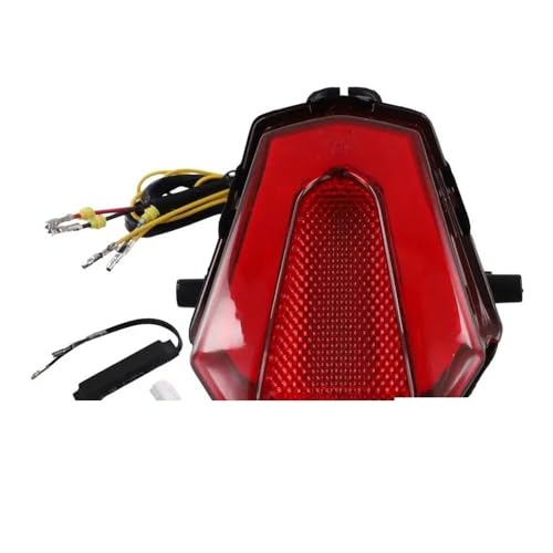 Feu arrière frein moto GSXR1000R clignotant LED intégré optique stop fumé