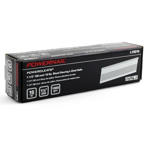 Powernail L150165 16 Gauge 1-1/2 Inch Length L-Cleat Nail for Hardwood Flooring (1 case of 5-1000ct boxes) by Powernail - Image 9