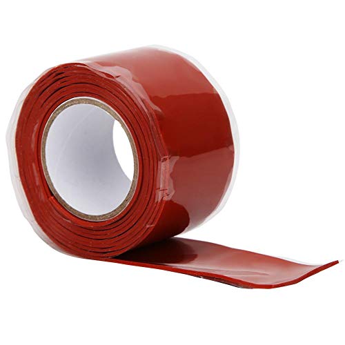 Easy to Operate Tube Fix Tape Wide Application Easy to Use Pipe Fix Tape for Industrial Supplies Industrial Hardware Tube Accessories Pipe Accessories(red)