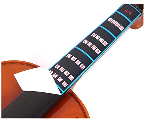 JKJF Violine Griffbrett Aufkleber 4/4 Geige Finger Guide Abnehmbarer Griffbrett Marker für Kinder und Anfänger - 6 Stk