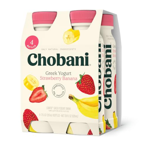 Chobani® Low-Fat Greek Yogurt Drink Strawberry Banana 7 fl oz