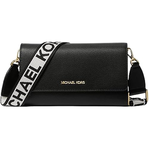 Michael Kors Jet Set Travel Multifunction Phone Crossbody Bag (Black))