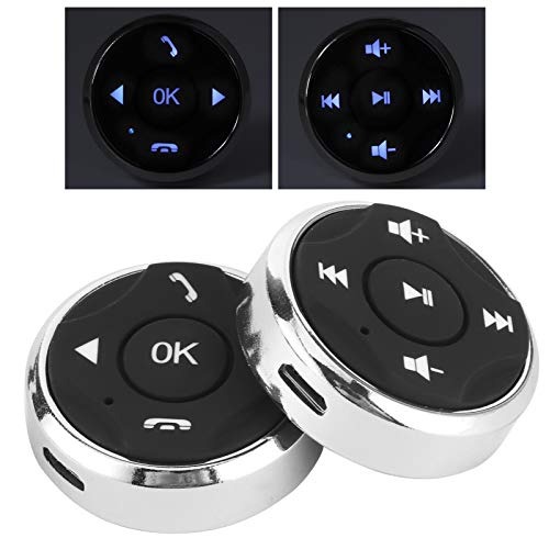 Button Media Remote Control for Steering Wheel Portable Wireless Bluetooth USB Rechargeable Controller Phone Calls Music Controllers - Image 3