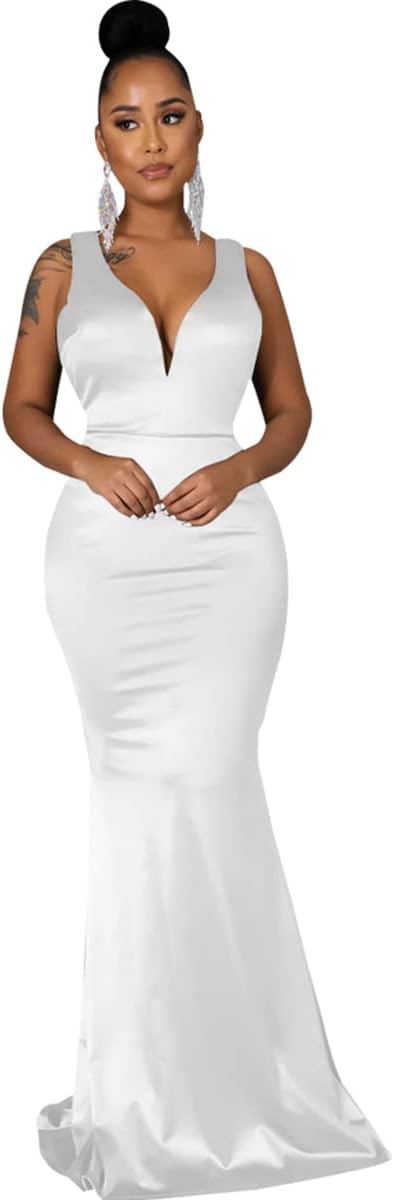 FairyLove Womens Sexy Bridesmaid Formal Evening Gown Dresses Wedding Guest Dress - Image 2