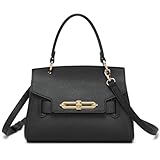 Miss Lulu Borsa Donna Piccola a Tracolla in PU Pelle Elegante, Borsetta con Chiusura Anti-Furto a Torsione, Tracolla e Manico Amovibili, per Appuntamenti e Passeggiate