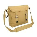 MATÉRIEL - Fabriqué en toile de coton douce, ce sac messager offre des performances durables et un style robuste. Le style vintage du coton lavé ajoute une touche douce et confortable au sac.
