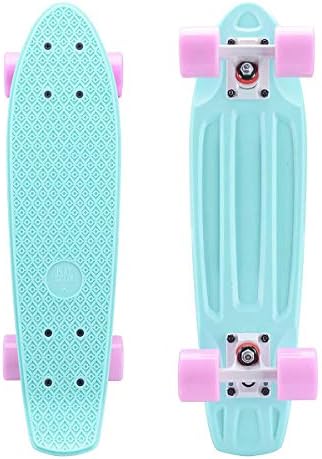 Dapang Complete 22'' Mini Cruiser Skateboard for Beginner with Sturdy Deck,Green